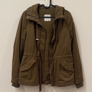 Zara Taupe Outerwear Jacket